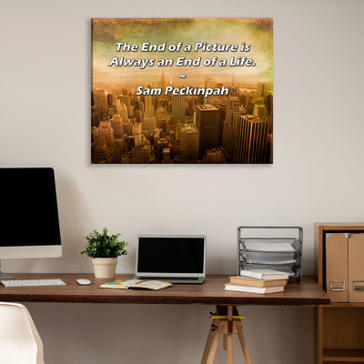 Astoria Grand Gallery Wrapped Canvas By Lee Smith: "And are we not all "mere guests" upon this whirli