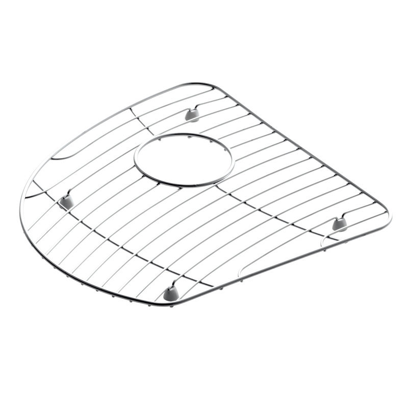 Undertone Stainless Steel Sink Rack for Left Bowl, 14-1/4" x 14-3/4"