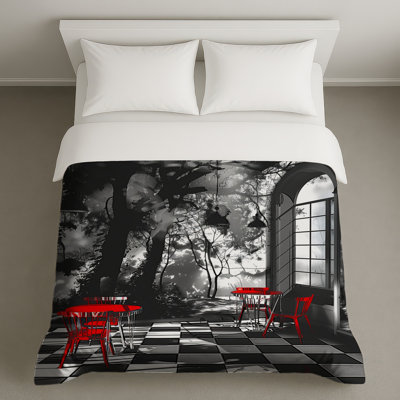 Cafe Bedding Scenic Duvet Cover Industrial