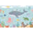 Underwater Wall Mural Sea Creatures Ocean Decor-1236345023-1236345019