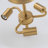 3-Light Bowl Glass Semi Flush Mount