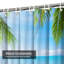 Rideau de douche Palm Tree-666817181