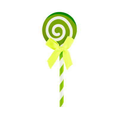 Restaurantware-Top Cake 5.3 X 2 Inch Cake Toppers, 10 Swirl Design Cake Topper Inserts - Durable, With Bow Detail, Green Paper Cake Decoration, Birthday, Baby Shower, Wedding, Supplies