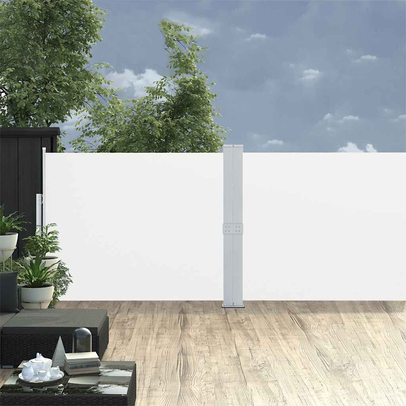 400'' W x 400'' D Polyester Cover Retractable Patio Awning