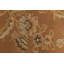 Tapis botanique français antique en laine fait à la main Aubusson 5 pi 7 po x 9 pi 5 po