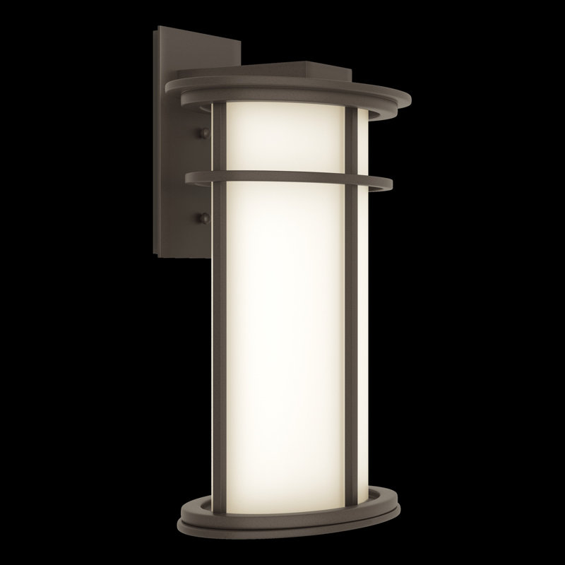Province Outdoor Armed Sconce, 15.4" H x 10.2" W x 7.1" D, Coastal Dark Smoke