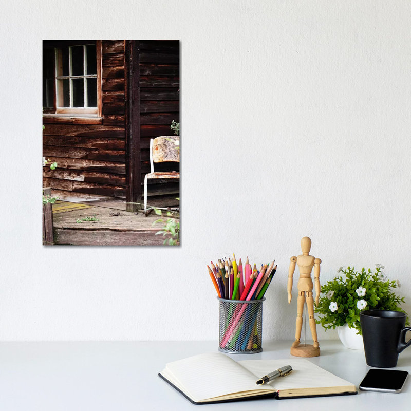Farm House Porch - Wrapped Canvas Print, 20.32 cm H x 30.48 cm W