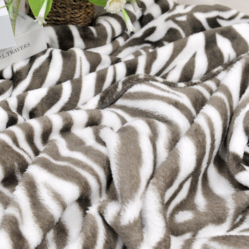Knitted Throw Blanket, Coffee