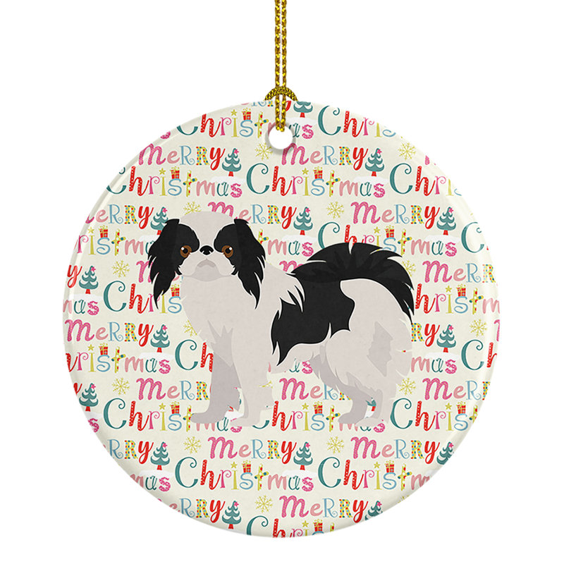 Ornement suspendu japonais Merry Christmas