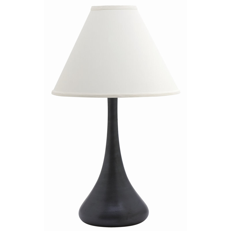 Lampe de table 26 po Libbe, Noir mat