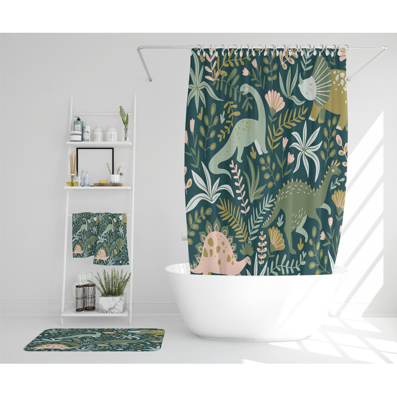 Nashyla Polyester Shower Curtain Set