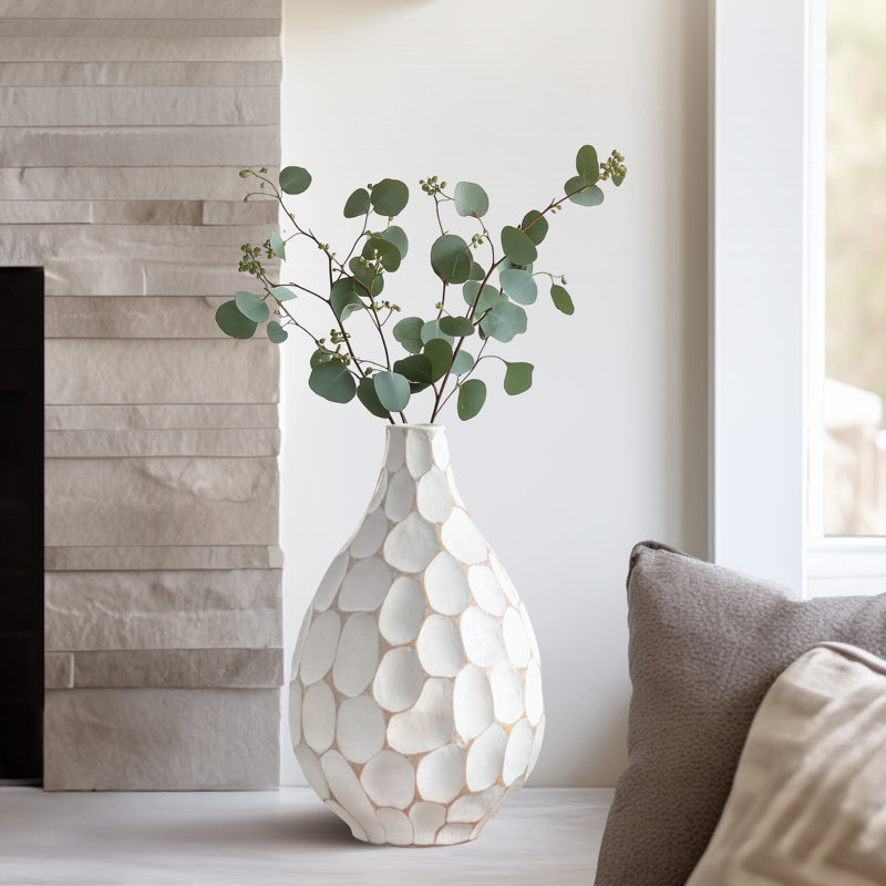  Vase de table Jasamine, H 13 po x l 7,5 po x P 7,5 po