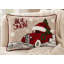 Oreiller de voiture de Noël Lety Snow brodé Softy