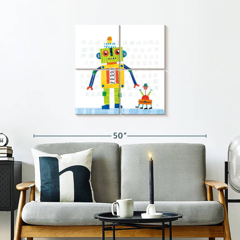 Ashelle Robot Party IV, H 26 po x l 26 po