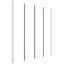 vidaXL 4-Panel Room Divider White 78.7"x78.7" Fabric-94826623-88446023-88446018