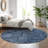 Premium Machine Washable Prisco Navy Rug-408082248