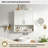 Double Door Bathroom Mirror Cabinet, Wall Mounted Vanity Medicine Cabinet With Tissue Slot