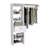 150 Closet System British, Bedroom, White