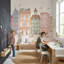 Adhésif mural fantaisiste de bâtiments pastel Whimsical Urban-1650287965-1650287905