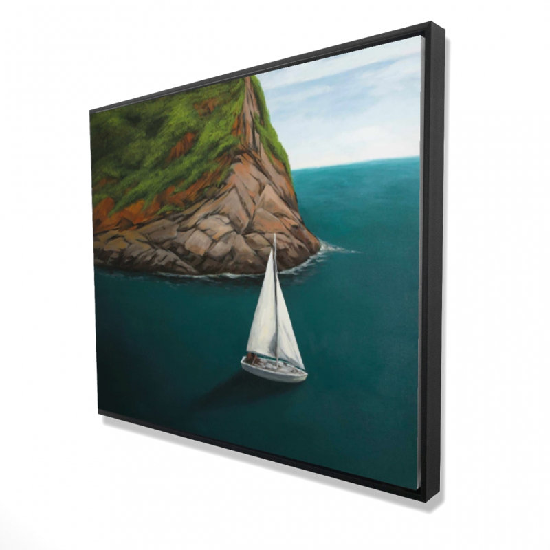 "At Seda In Porto Venere" sur toile, H 48 po x l 60 po