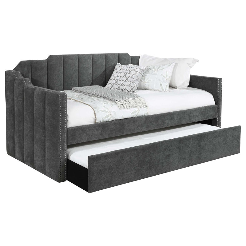 Lit de jour simple tapissier Pressley