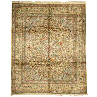 Hand Woven Silk Oriental Area Rug