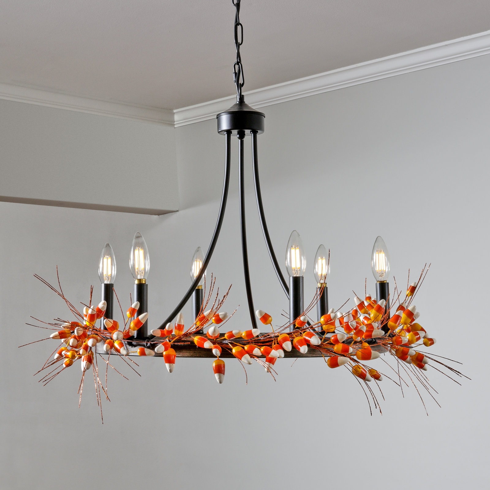 All Hallow's Eve Candy Corn Garland
