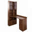 Table d'écriture convertible pliable, armoire de bureau avec tablette et tiroir pour poste de travail multifonctionnel