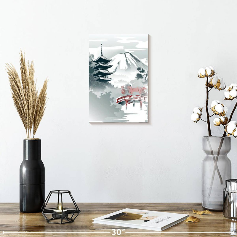Aime Japanese Bridge, 12" H x 8" W