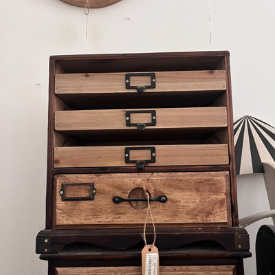Solid Wood Desk Organizer
