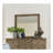 Miroir, aucun assemblage requis, finition gris verger