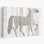 Contemporary Dark Horse Warm Grey Crop