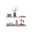 Tablettes flottantes H 1,50 po, 2 tablettes
