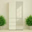 Elise Modular Wood Closet System With Mirror In White