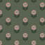 Joules Wood Block Floral Grasscloth/Brown Wallpaper-135657837