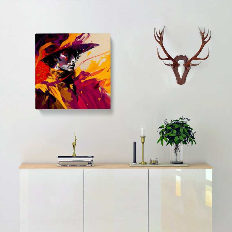 Matador Abstract Expressionism - Wrapped Canvas