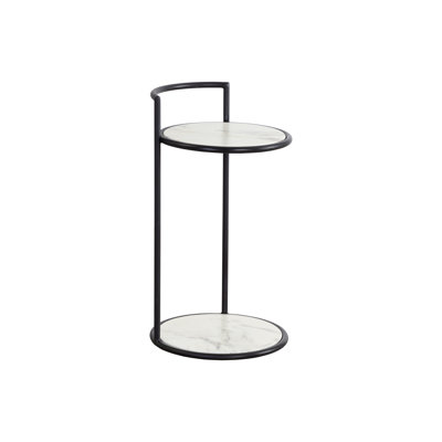 Parga Outdoor Round Side Table