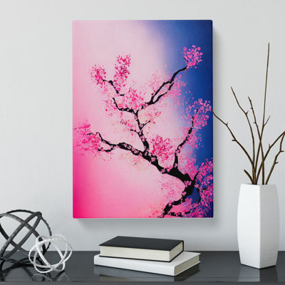 Cherry Blossom Tree View - Wrapped Canvas