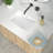 19" x 14" Undermount Bathroom Sink with Overflow, Rectangular Ceramic Vanity Basin for Bathroom Vanity, High-Gloss Glaze Lavatory Sink-126170524