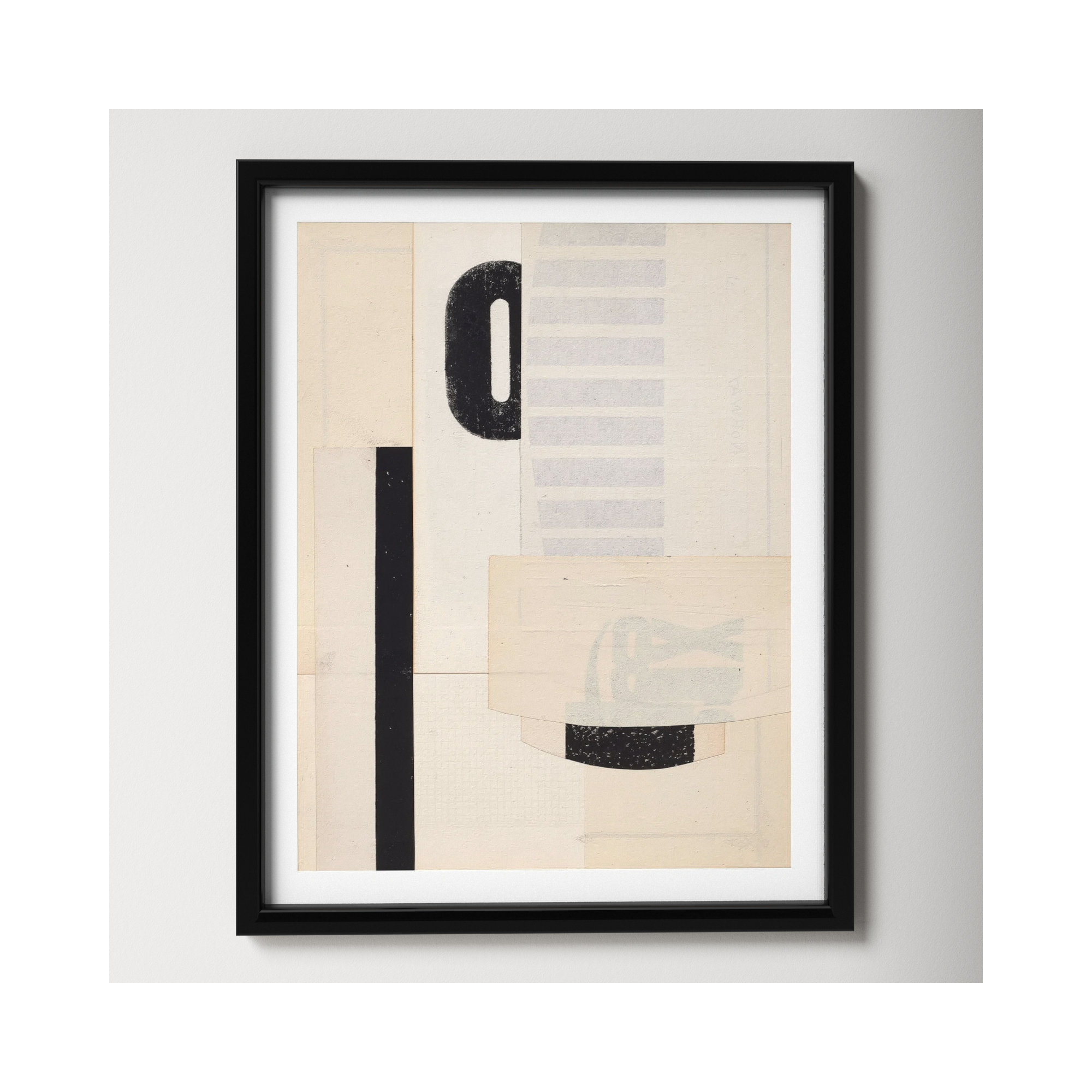 Hidden Keys by Sarah Short, 30" H x 24" W x 1.25" D, Black
