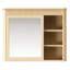 Armoire à pharmacie murale 29 "avec tablettes réglables, chêne naturel 29"-661123170