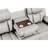Modern Contemporary LED Power Recliner 3PC(Sofa + Loveseat + Chair) Including Cup Holders Loveseat With Console &Tooth Speakers Made With Wood And Metal Frame