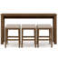 Rustic Oak Counter Stool