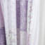 Paire de rideaux semi-transparents avec passe-tringle Nickelson