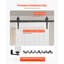 Sliding Barn Door with Hardware Kit  MDF Panel PVC Surface-768992550