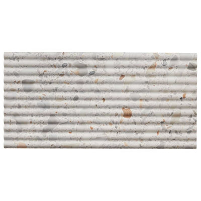 Terrazzo Italy Fluted 12x24 Honed Terrazzo Tile