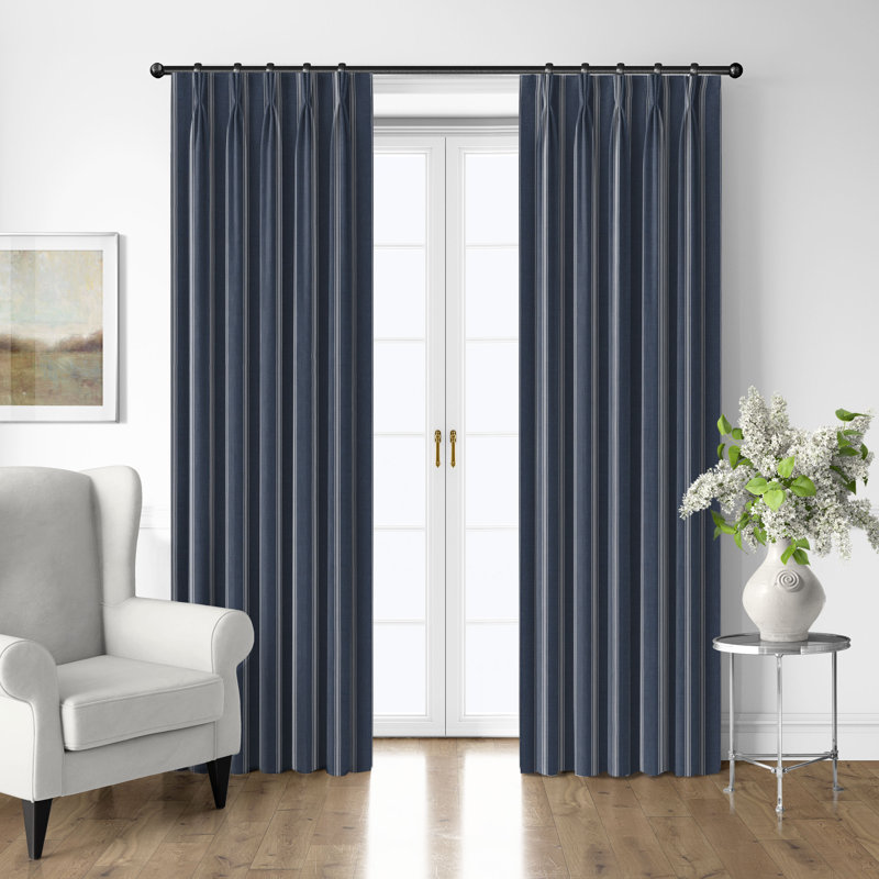 Ensemble de 2 rideaux en coton Shay, L 20 po x L 108 po