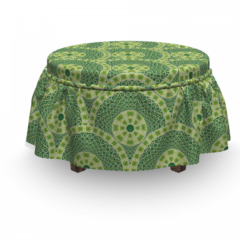 Box Cushion Ottoman Slipcover