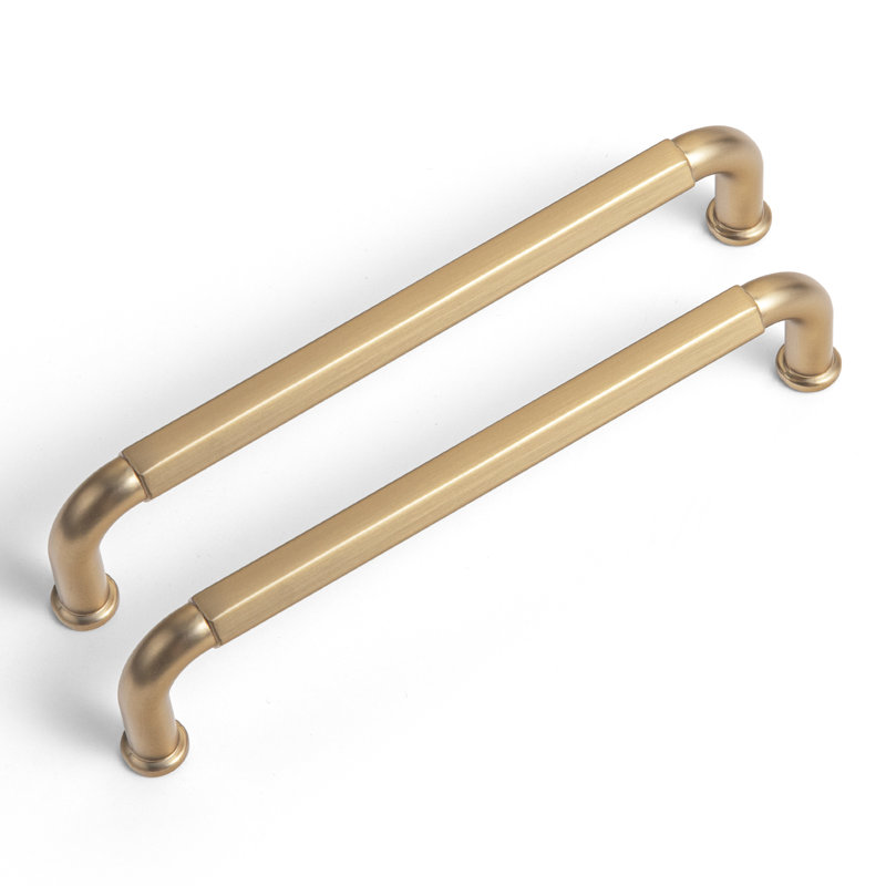Ensemble de poignées de barre / poignée, 5 1/16 po D'un centre à l'autre, Bronze champagne