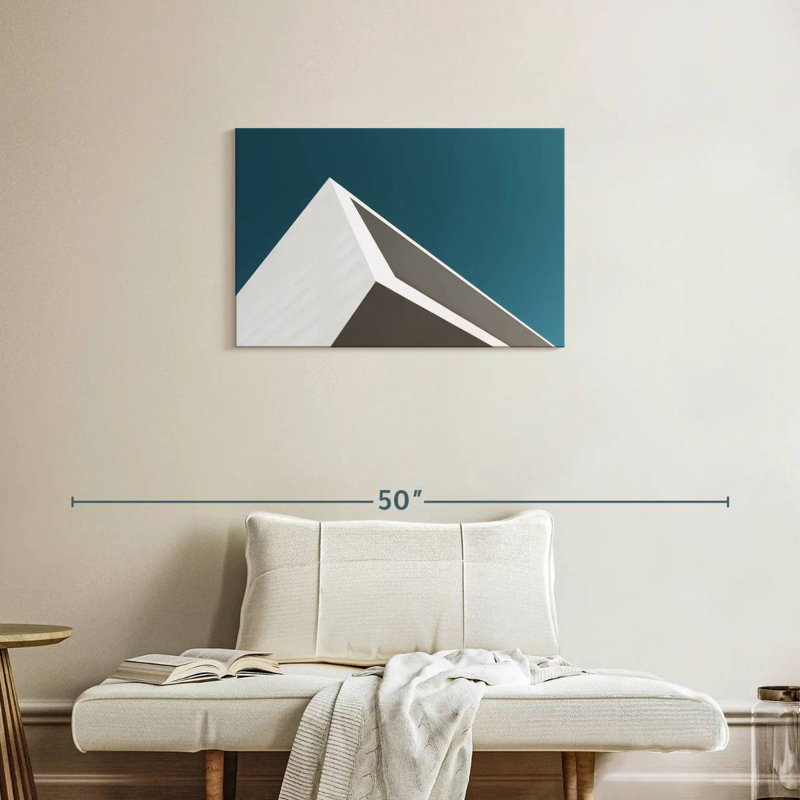 Geometric Building Corner, 20" H x 30" W